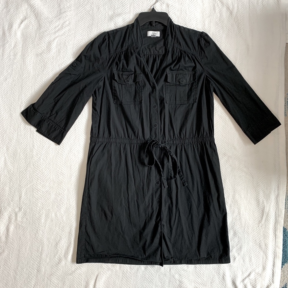 Black Loft three-quarter sleeve dress